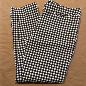 White House | Black Market Gingham Slim Ankle - 12R